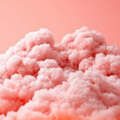 Poster - Dreamy Cloudscape on Pink Gradient Ethereal Surrealism and Textures for Modern Creative Industries Captivating Visual Content and Imaginative Digital Storytelling