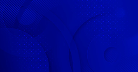 Wall Mural - 4k blue dark dynamic minimal background. elegant business empty circles abstract futuristic striped 