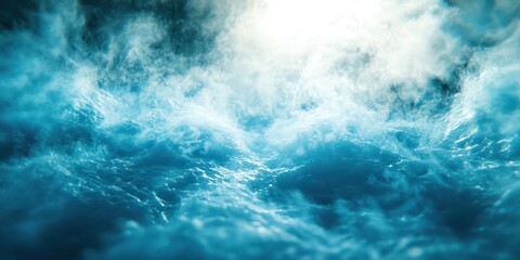 Wall Mural - Blue sky with white clouds
