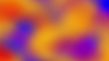 Poster - 4k moving smooth orange color and purple color gradient loop background