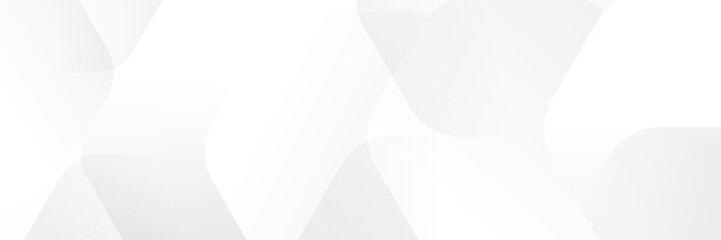 Wall Mural - abstract white geometric banner design background.