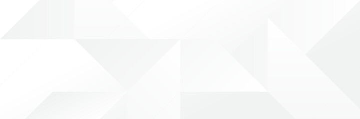 Wall Mural - abstract white geometric banner design background.