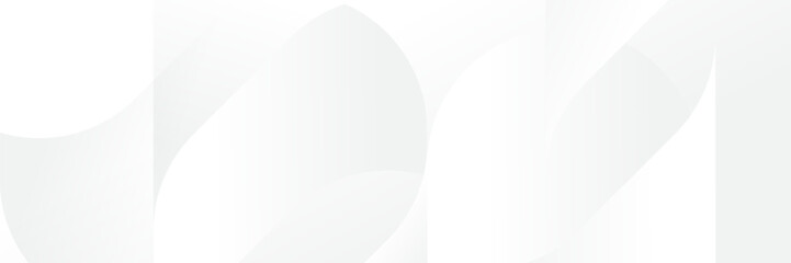 Wall Mural - abstract white geometric banner design background.