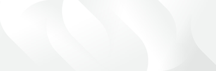 Wall Mural - abstract white geometric banner design background.