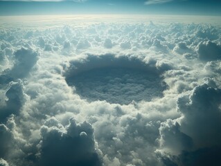 Canvas Print - cloud hole