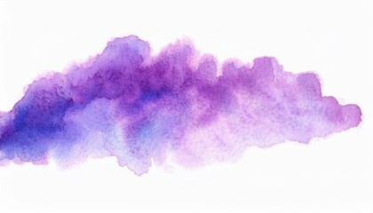 Poster - abstract watercolor gradient in purple and blue tones, creative textured background for modern designs, art prints, or digital media