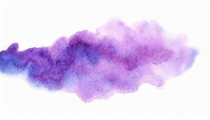 Poster - abstract watercolor gradient in purple and blue tones, creative textured background for modern designs, art prints, or digital media