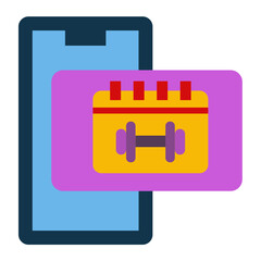 Sticker - Workout Schedule Icon Style