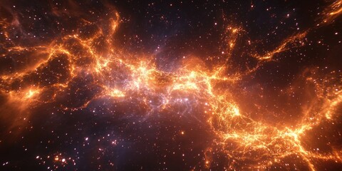 Wall Mural - star filled night sky