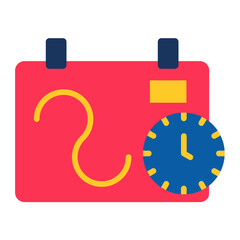 Poster - Flexible Schedule Icon Style