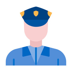 Sticker - Security Guard Icon Style