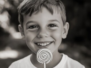 Sticker - Boy with Lollipop