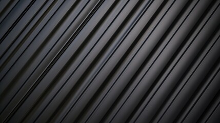 Black metal texture background with corrugated artistic pattern for design and texturing projects