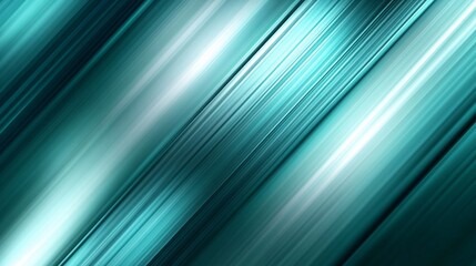 Wall Mural - dynamic teal abstract background with flowing light streaks and diagonal lines.