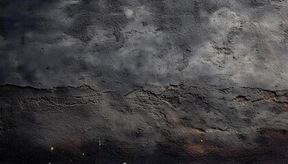 Poster - weathered dark concrete texture with rough surface patterns and subtle scratches, ideal for industrial designs and background