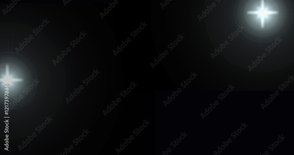 Papparazi camera flashes random black background for overlay on ...