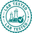 © Anomal - Lab tested round vector badge icon design