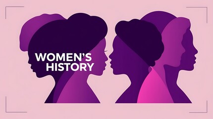 Wall Mural - women's history month ai generative