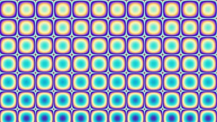 Fototapete - Computer generated abstract video animation of seamless loop mosaic random moving