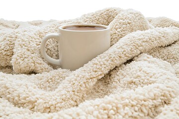 Poster - Cozy Blanket with a Cup of Coffee