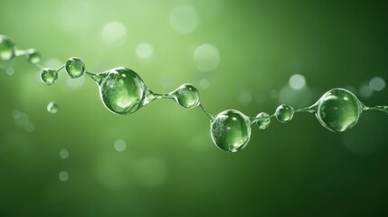 Wall Mural - Exquisite water droplet closeup, stunning display of texture and detail in liquid form