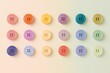 © masud - Vibrant Colorful Buttons Collection