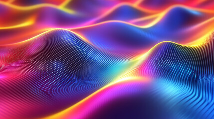 Wall Mural - abstract holographic background