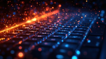 Digital Keyboard: A Symphony of Light and Data