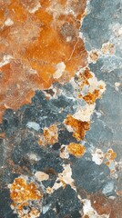 Wall Mural - Abstract Textured Surface with Orange and Gray Hues