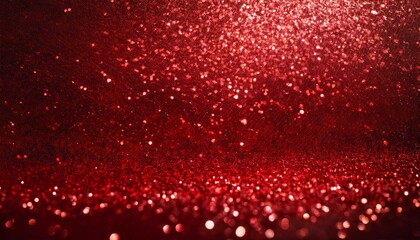 Wall Mural - red glitter texture with sparkling highlights elegant background