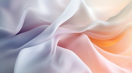 Fototapete - Close-up of an abstract background with fluid, organic shapes and subtle textures, blending soft and vibrant colors for a harmonious and artistic look.