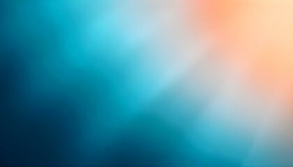 Fototapete - A grainy gradient background in teal red orange white