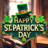 St. Patrick's Day, happy st patrick's day 2025 greeting card background design