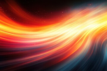Fototapete - A vibrant and dynamic wave of colors flowing seamlessly, perfect for backgrounds, digital art, or creative projects. Captivating and engaging visuals await.