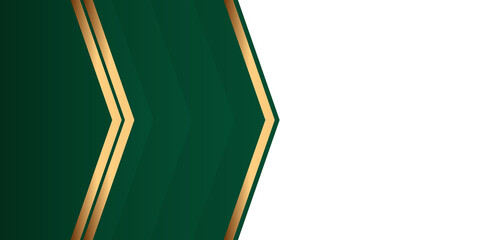 Wall Mural - green geometric background with lines