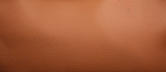 Aufkleber - Brown leather texture with subtle grain detail, warm tones, and smooth surface, filling the frame for an elegant, stylish background.