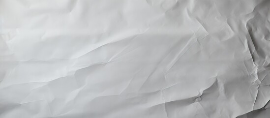 Leinwandbilder - Crumpled white textured paper background with soft lighting creating subtle shadows highlighting the uneven surface for creative design use.