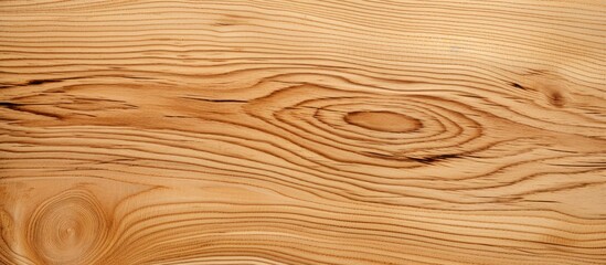 Leinwandbilder - Natural wood grain texture with warm beige tones and rich brown lines, showcasing intricate patterns in a seamless surface for versatile backgrounds.