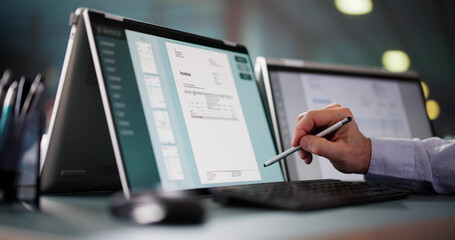 Aufkleber - Electronic Invoice Statement For Accountant