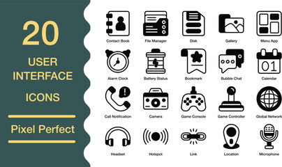 User Interface Dual Tone Icon Set