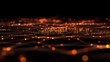 © NAIMAH - Smart city network glowing at night, data flows, futuristic design, tech background