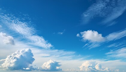 Wall Mural - blue sky background, ai generated