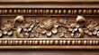 © HPMP Studio - Ornate wooden molding featuring intricate floral carvings
