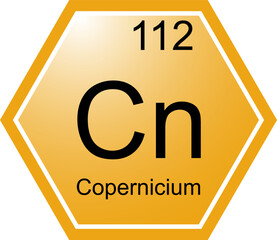 The symbol of the chemical element Cn is Copernicium.