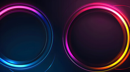 Wall Mural - abstract cover templates featuring soft gradient circles, generative ai