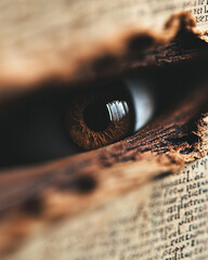 Aufkleber - A bookmark peeking out from the pages of a well-worn novel,
