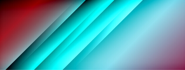 Wall Mural - colorful gradient with lines made of shadow and light. creative background