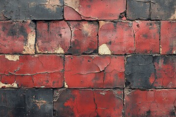 High-resolution woody texture of clinker brick wall urban setting architectural detail textured environment close-up view