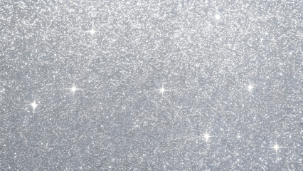 Wall Mural - silver glitter texture background