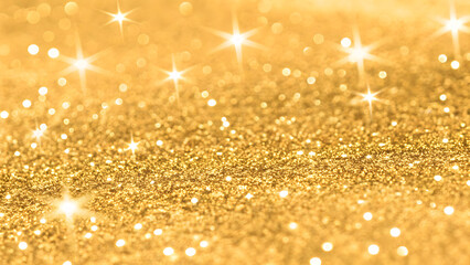 Wall Mural - Gold glitter texture background